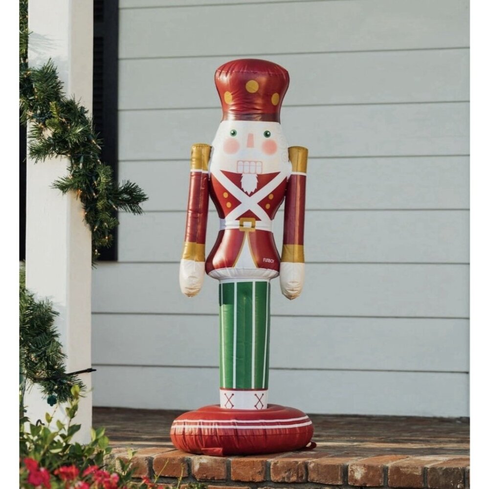 Funboy 3.5 FT Giant Classic Inflatable Nutcracker Christmas Decor Indoor Outdoor - Picture 4 of 7